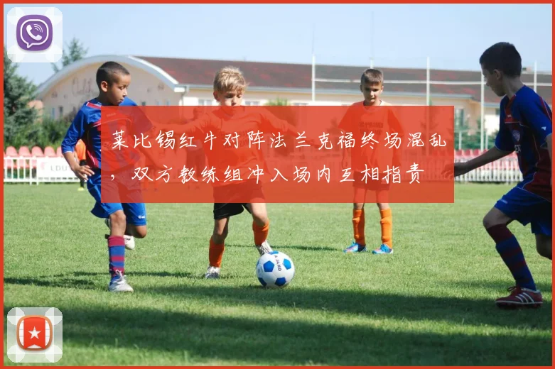 莱比锡红牛对阵法兰克福终场混乱，双方教练组冲入场内互相指责